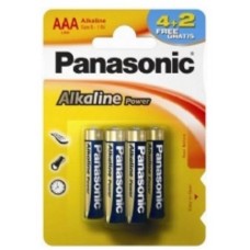 Батарейка Panasonic Alkaline Power (AAA, Alkaline, 6 шт)