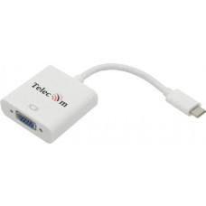 Переходник Telecom USB-C - VGA (TCA421B)