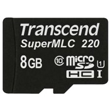 Карта памяти 8Gb MicroSD Transcend (TS8GUSD220I)