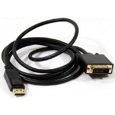 Кабель-переходник VCOM DisplayPort (M) - DVI (M), 1.8м (CG606-1.8M)