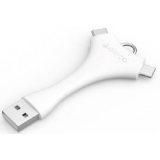 Переходник Orico USB - Mini USB/Type C (C1-WH)