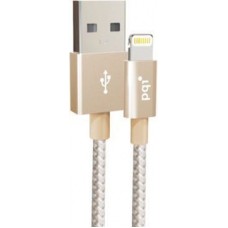 Кабель PQI i-Cable Mesh Gold USB - Lightning