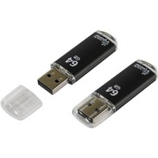 USB Flash накопитель 64Gb SmartBuy V-Cut Black (SB64GBVC-K)