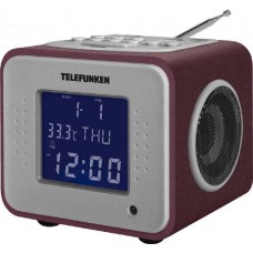 Радиобудильник Telefunken TF-1575U Bordo