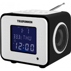 Радиобудильник Telefunken TF-1575U Black Wood