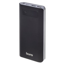 Внешний аккумулятор Buro RB-20000-LCD-QC3.0-I&O Black