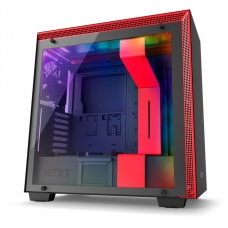 Корпус NZXT H700i Matt Black/Red (CA-H700W-BR)