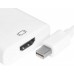 Переходник Greenconnect Mini DisplayPort - HDMI, 0.2м (GCR-MDP2HD2)