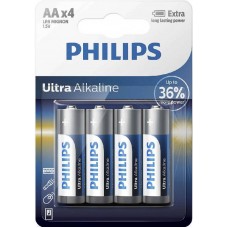 Батарейка Philips Ultra Alkaline (AA, 4 шт)