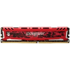 Оперативная память 8Gb DDR4 2666MHz Crucial Ballistix Sport LT Red (BLS8G4D26BFSEK)