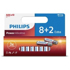 Батарейка Philips Power Alkaline (AAA, 10 шт)