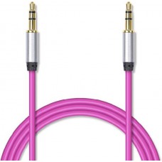 Кабель Jet.A 3.5 Jack (M) - 3.5 Jack (M), 1м (JA-AC01 Pink)