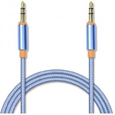 Кабель Jet.A 3.5 Jack (M) - 3.5 Jack (M), 1м (JA-AC02 Blue)