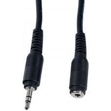 Аудиокабель удлинительный Perfeo 3.5 Jack (M) - 3.5 Jack (F), 5м (J2203)