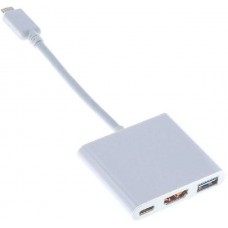 Переходник Buro USB Type-C - HDMI+USB+USB Type-C (BHP RET TPC-HDM)