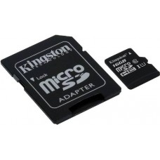 Карта памяти 16Gb MicroSD Kingston Canvas Select Class 10 + адаптер (SDCS/16GB)