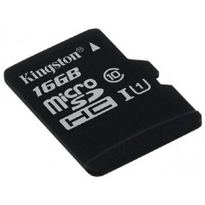 Карта памяти 16Gb MicroSD Kingston Canvas Select Class 10 (SDCS/16GBSP)