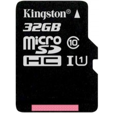 Карта памяти 32Gb MicroSD Kingston Canvas Select Class 10 (SDCS/32GBSP)