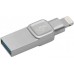 USB Flash накопитель 32Gb Kingston DataTraveler Bolt Duo Silver (C-USB3L-SR32G-EN)