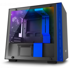 Корпус NZXT H200i Matte Black/Blue