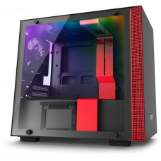 Корпус NZXT H200i Matte Black/Red