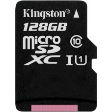 Карта памяти 128Gb MicroSD Kingston Canvas Select Class 10 (SDCS/128GBSP)