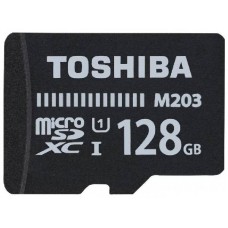 Карта памяти 128Gb MicroSD Toshiba M203 Class 10 + SD адаптер (THN-M203K1280EA)