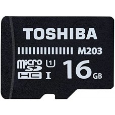 Карта памяти 16Gb MicroSD Toshiba M203 Class 10 + адаптер (THN-M203K0160EA)