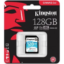 Карта памяти 128Gb Kingston SDXC Class 10 UHS-I U3 (SDG/128GB)