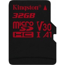 Карта памяти 32Gb MicroSD Kingston Canvas React Class 10 (SDCR/32GBSP)