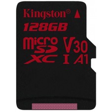 Карта памяти 128Gb MicroSD Kingston Canvas React Class 10 (SDCR/128GBSP)