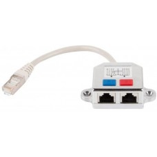 Разветвитель порта LAN Gembird 1x RJ-45 - 2x RJ-45 (NCA-SP-01A)