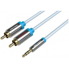 Кабель Vention 3.5 Jack (M) - 2x RCA (M), 1.5м (P550AC150-S)