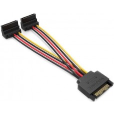 Переходник Vention SATA - 2x SATA угловые, 0.15м (KDBBB)