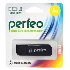 USB Flash накопитель 4Gb Perfeo C10 Black (PF-C10B004)