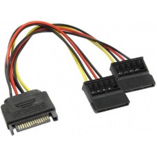 Разветвитель питания Orient SATA (M) - 2 x SATA (F), 0.15м (C573)