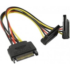 Разветвитель питания Orient SATA (M) - 2 x SATA (F), 0.15м (C574)