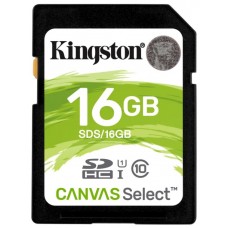 Карта памяти 16Gb Kingston SDHC Class 10 (SDS/16GB)