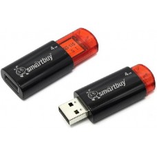 USB Flash накопитель 4Gb SmartBuy Click Black (SB4GBCL-K)