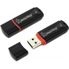 USB Flash накопитель 4Gb SmartBuy Crown Black (SB4GBCRW-K)