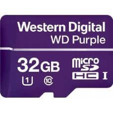 Карта памяти 32Gb MicroSD Western Digital Purple Class 10 (WDD032G1P0A)