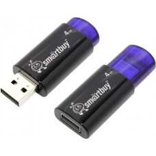 USB Flash накопитель 4Gb SmartBuy Click Blue (SB4GBCL-B)