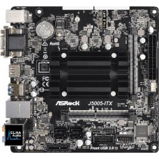 Материнская плата ASRock J5005-ITX + Pentium J5005 onboard