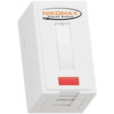 Корпус розетки NIKOMAX NMC-MB1P-DR-GY