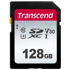 Карта памяти 128Gb Transcend SDXC Class 10 (TS128GSDC300S)