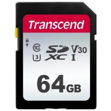 Карта памяти 64Gb Transcend SDXC Class 10 (TS64GSDC300S)