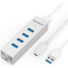 USB-концентратор Orico ASH4-U3-SV Silver