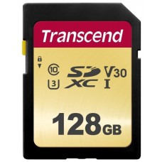 Карта памяти 128Gb Transcend SDXC Class 10 (TS128GSDC500S)