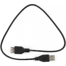 Кабель удлинительный Гарнизон USB 2.0 A (M) - A (F), 0.5м (GCC-USB2-AMAF-0.5M)