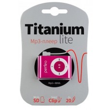 Портативный плеер Perfeo PF_A4185 Titanium Lite Pink